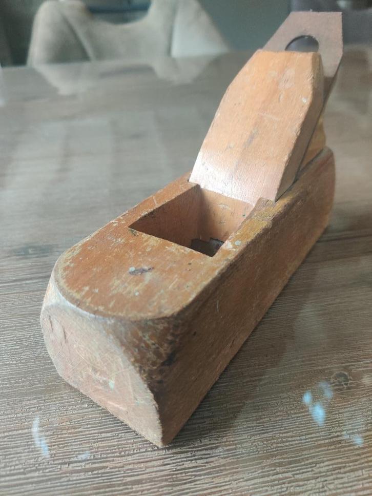 Antieke Nooitgedagt blokschaaf – model JNU 44, Antiek en Kunst, Antiek | Gereedschap en Instrumenten, Ophalen of Verzenden