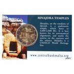 Coincard Malta Mnajdra Temples 2018, Ophalen of Verzenden, Malta, 2 euro
