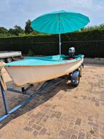 Polyester visbootje., Watersport en Boten, Vis- en Consoleboten, Gebruikt, Tot 10 pk, Ophalen of Verzenden, 3 tot 6 meter