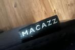 Mooie Rechthoekige Hocker van ‘MACAZZ’, Eenpersoons, Zo goed als nieuw, Hout, 140 cm
