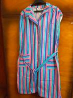 RETRO JURK KATOEN ZOMER STRAND STREEPJES 70 80 90 HIPPIE, Vintage, Ophalen of Verzenden, Nieuw, Jurk