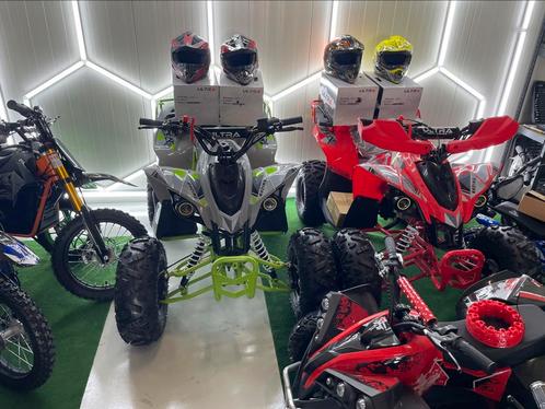 Showroom met electrische en benzine quads en crossers, Kinderen en Baby's, Speelgoed | Buiten | Accuvoertuigen, Nieuw, Ophalen