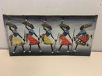 Afrikaans schilderij handgemaakt uit Afrika, Ophalen of Verzenden, Schilderij, Minder dan 50 cm