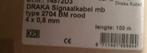 100 meter draka signaalkabel 2704 bm 4 x0,8 mm  nieuw, Ophalen of Verzenden, Nieuw, Kabel of Snoer