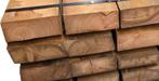 35 Hardhouten balken +/- 6.0x15.0 cm 1.90 m lang - nr: HB77, Tuin en Terras, Palen, Balken en Planken, Ophalen, 180 tot 250 cm