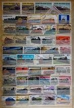 Treinen op postzegels Selectie 2, Verzenden, Gestempeld, Treinen