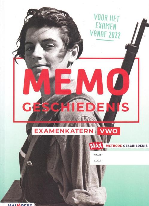 MEMO Geschiedenis Examenkatern VWO Hist. Contexten nieuw ex., Boeken, Schoolboeken, Nieuw, Geschiedenis, VWO, Verzenden