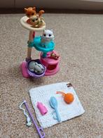 Barbie Kitty Condo kat katten met speelgoed en mand, Ophalen of Verzenden, Zo goed als nieuw, Barbie