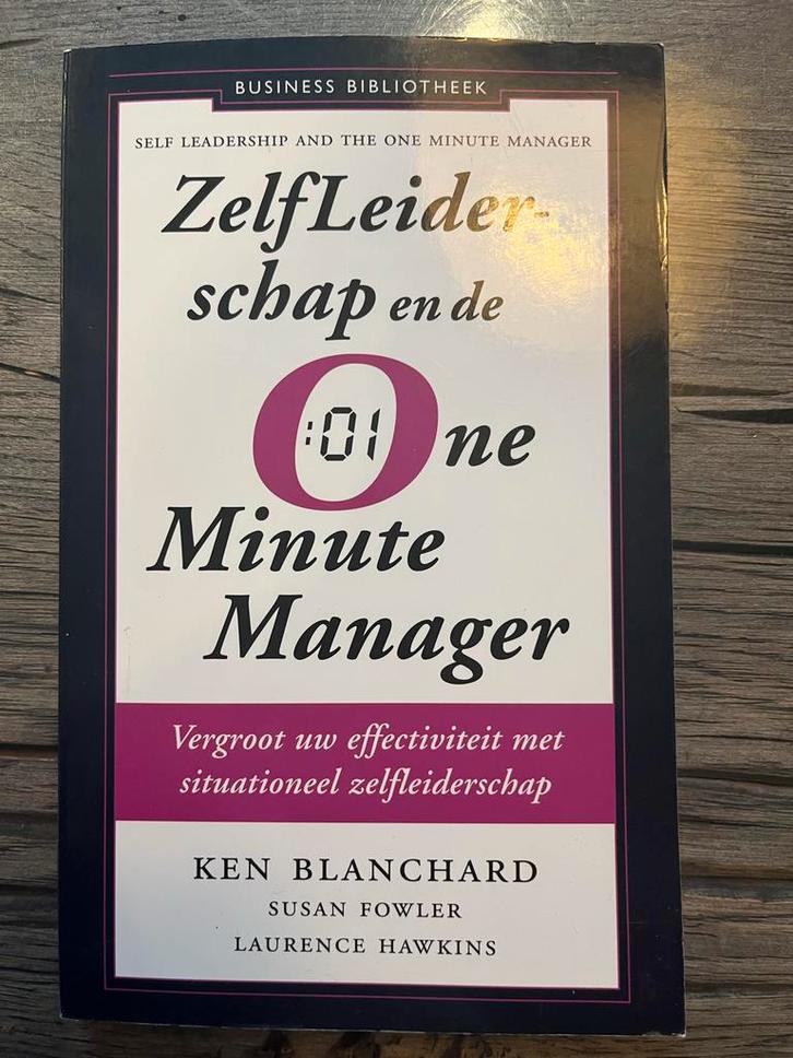 Zelfleiderschap en de One Minute Manager - Nieuw!, Boeken, Economie, Management en Marketing, Nieuw, Management, Ophalen of Verzenden