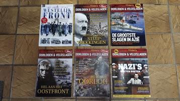 6 tijdschriften Oorlogen en Veldslagen beschikbaar voor biedingen