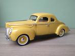 1940 Ford Coupe geel 1:18, Hobby en Vrije tijd, Modelauto's | 1:18, Ophalen of Verzenden, Zo goed als nieuw, Auto, Overige merken