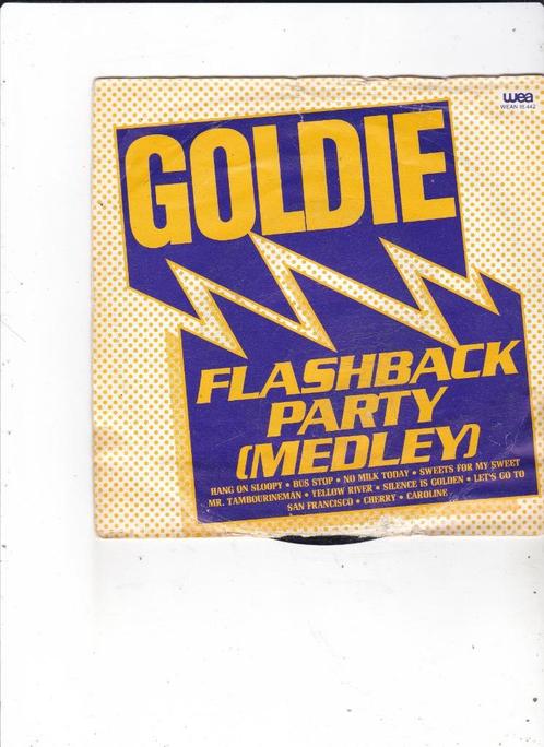 Single Goldie - Flashback Party (Medley), Cd's en Dvd's, Vinyl Singles, Gebruikt, Pop, Ophalen of Verzenden