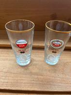 Amstel bier glazen , 140 jaar, Glas of Glazen, Ophalen of Verzenden, Amstel, Zo goed als nieuw
