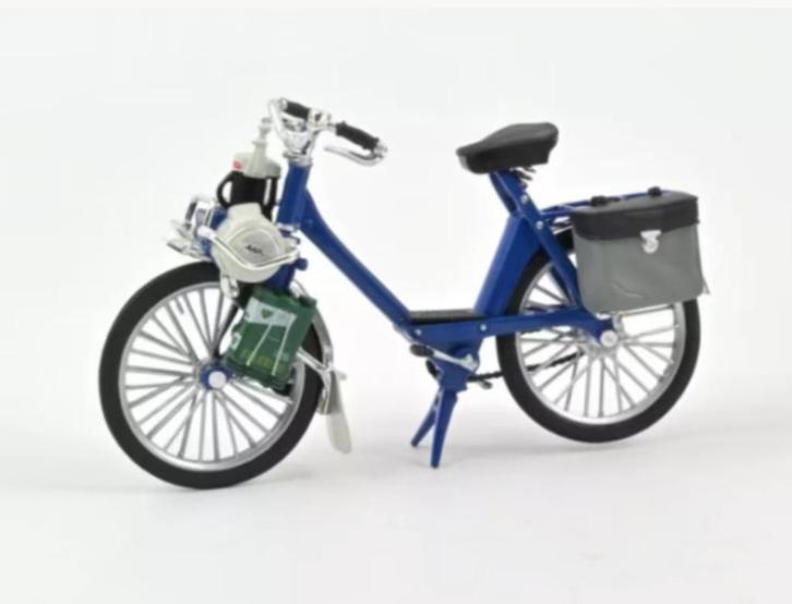 Solex 1969 Blauw schaal 1/18 Norev ref. 182064, Hobby en Vrije tijd, Modelauto's | 1:18, Nieuw, Motor, Norev, Verzenden