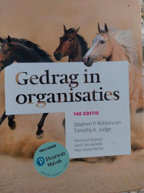 Gedrag in organisaties, 14e editie met MyLab NL toegangscode, Boeken, Schoolboeken, Zo goed als nieuw, Nederlands, Overige niveaus