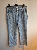 Jeans met hartjespatroon - Straight model - maat 30 - Shoeby, Ophalen of Verzenden, Zo goed als nieuw, Blauw, W30 - W32 (confectie 38/40)
