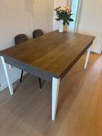 Eikenhouten Eettafel - Gebruikt, Huis en Inrichting, Ophalen, Gebruikt, Eikenhout, 50 tot 100 cm