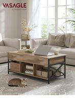 Woonkamer tafel industriele look met opberg ruimte, Huis en Inrichting, Ophalen of Verzenden