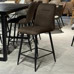 Luxe barkruk groen micro stof Maxsofa (veel voorraad), Ophalen, Draaibaar, 5 krukken of meer, 60 tot 90 cm