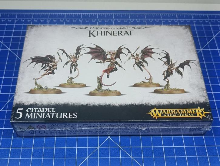 Warhammer Age of Sigmar Khinerai New, Hobby en Vrije tijd, Wargaming, Nieuw, Warhammer, Figuurtje(s), Geverfd, Ophalen of Verzenden