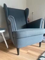 Hele mooie Strandmon stoel ikea grijs, Huis en Inrichting, Fauteuils, Ophalen, 75 tot 100 cm, Zo goed als nieuw, Stof