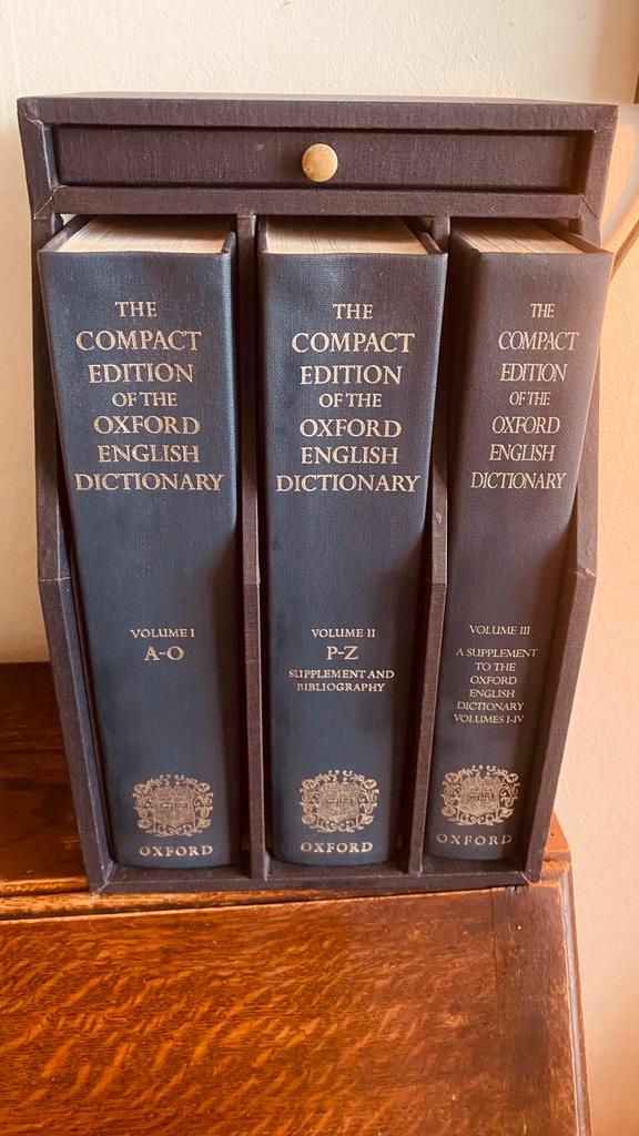 Compact Oxford Englisch Dictionary, Boeken, Encyclopedieën, Gelezen, Complete serie, Algemeen, Ophalen of Verzenden