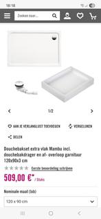 Douchebak met drager 120x 90 cm, Huis en Inrichting, Badkamer | Badkamermeubels, Ophalen, Overige typen, 50 tot 100 cm, Zo goed als nieuw