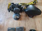 Nikon EM camera met veel extra lensen, Audio, Tv en Foto, Fotocamera's Analoog, Ophalen of Verzenden, Gebruikt, Spiegelreflex