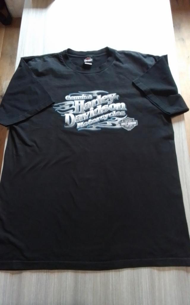Harley Davidson T-shirt - Maat 2XL, Kleding | Heren, T-shirts, Gedragen, Overige maten, Zwart, Ophalen of Verzenden