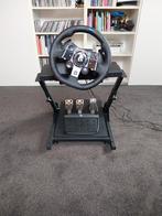 Logitech G923 TRUEFORCE racestuur, pedalen plus frame, Ophalen, Zo goed als nieuw, Stuurtje of Sportattribuut, Xbox One