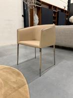 (1) Showmodel Jori Tulip eetkamerstoel leer Design stoel, Huis en Inrichting, Stoelen, Jori, Nieuw, Leer, Ophalen of Verzenden
