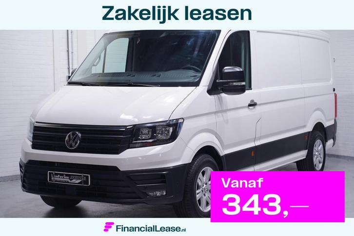 Volkswagen Crafter 2.0 TDI 140 pk DSG Aut. L3H2 Laag Dak 17", Auto's, Bestelauto's, Bedrijf, Lease, Financial lease, ABS, Achteruitrijcamera