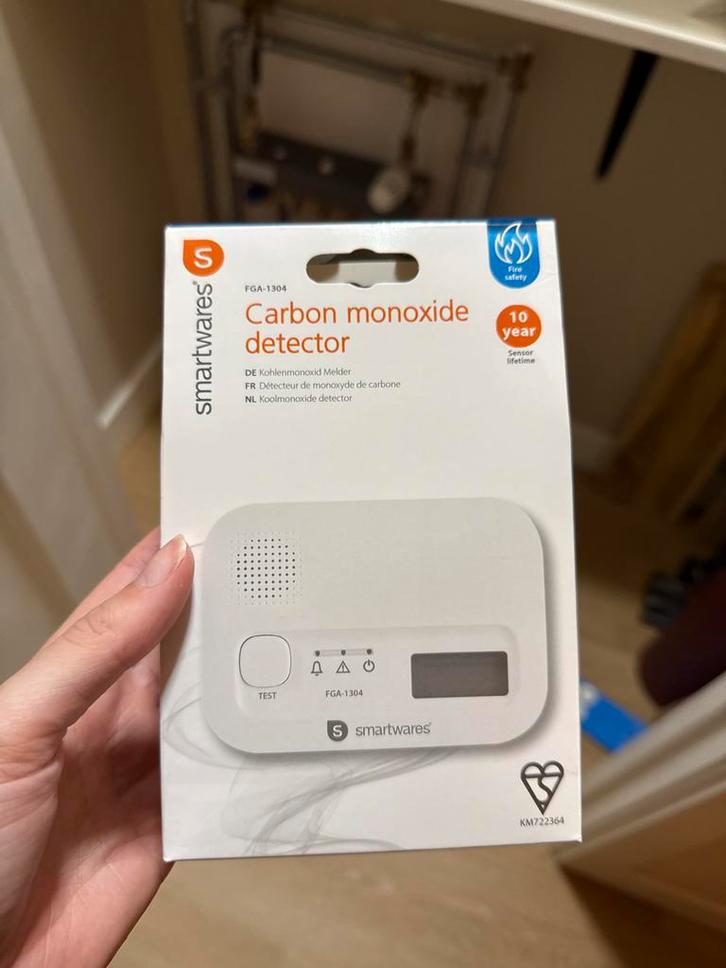 Smartwares Koolmonoxidemelder - Nieuw in doos!, Doe-het-zelf en Verbouw, Alarmsystemen, Nieuw, Detector, Sensor of Melder, Overige soorten