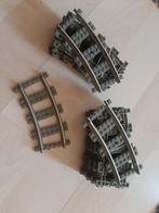 Lego 9 volt trein rails jaren 90, Overige merken, Gebruikt, Gelijkstroom, Verzenden