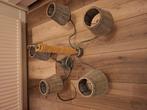 2 hanglampen landelijk, Huis en Inrichting, Woonaccessoires | Wijnrekken, Ophalen, Gebruikt, 50 tot 75 cm, Minder dan 5 flessen
