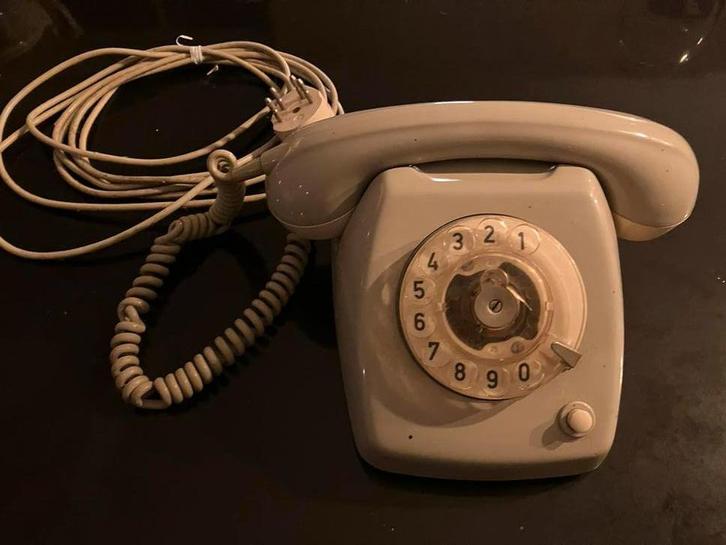 Vintage PTT T65 Draaischijftelefoon uit 1981, Antiek en Kunst, Curiosa en Brocante, Ophalen of Verzenden
