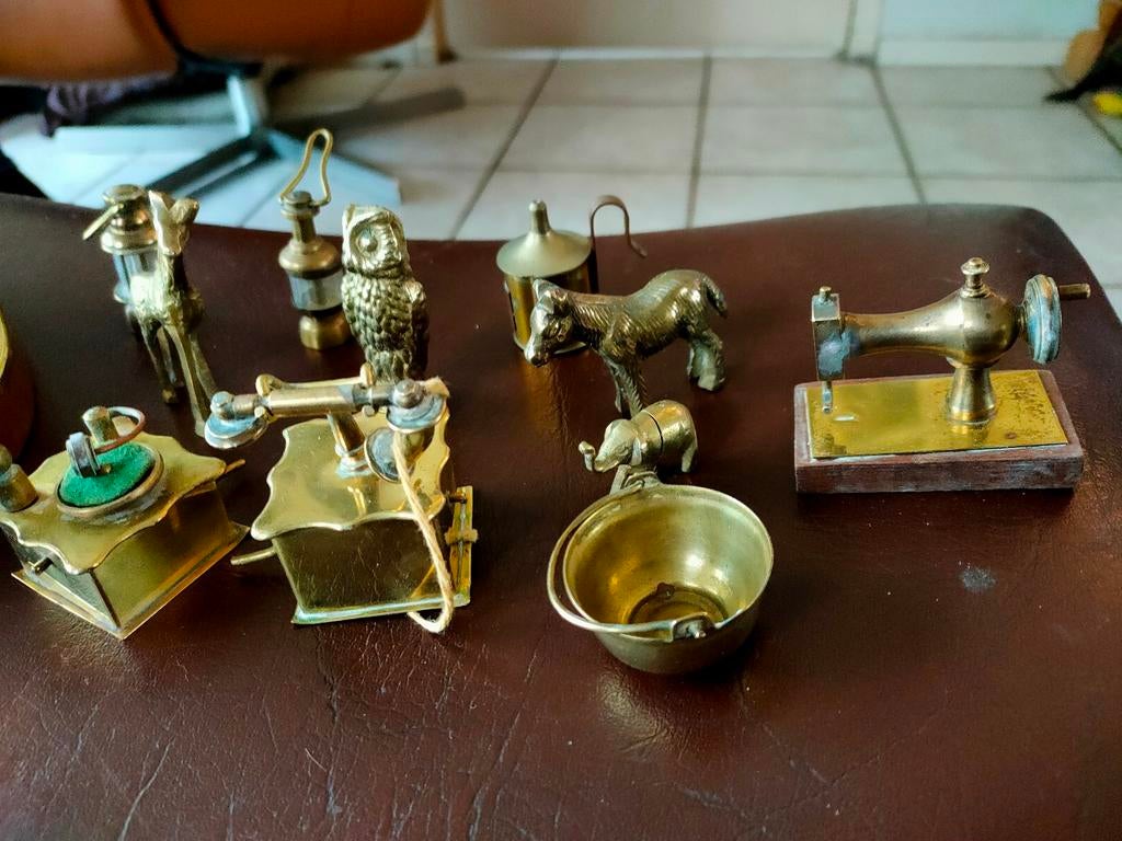 Miniatuur kopertjes, Ophalen of Verzenden, Zo goed als nieuw, Decoratie