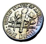 **  1985-D  - USA - One Dime Roosevelt - PATINA  **, Postzegels en Munten, Munten | Amerika, Verzenden, Noord-Amerika, Losse munt