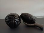 2 Vintage Leren Ballen - Decoratief, Antiek en Kunst, Ophalen of Verzenden