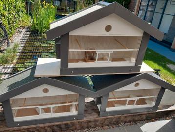 Nieuwe vogel kooien met zang vogels  beschikbaar voor biedingen