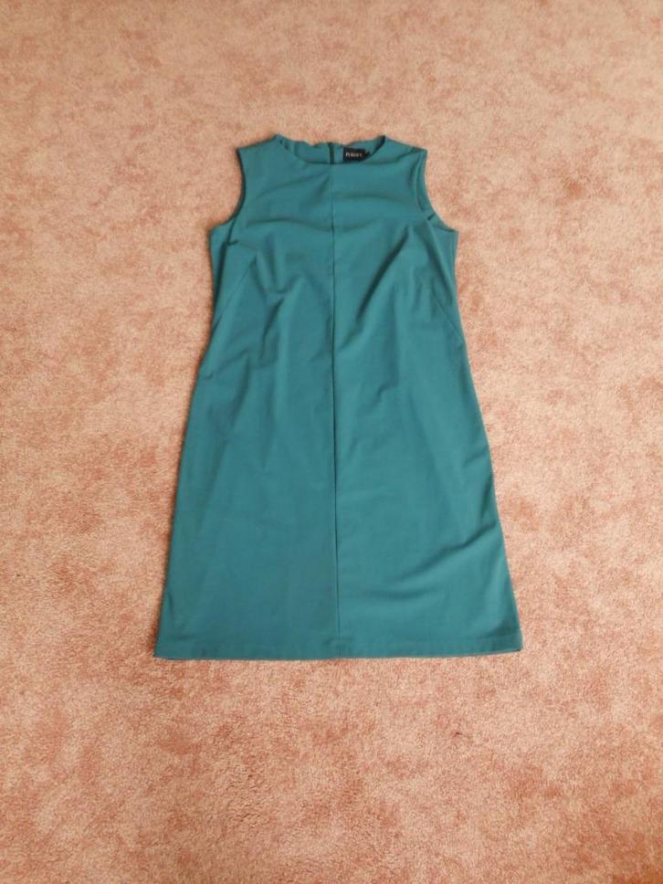 Mooie jurk Purdey mt 38/40 stretch stof (travelstof), Kleding | Dames, Jurken, Zo goed als nieuw, Maat 38/40 (M), Overige kleuren