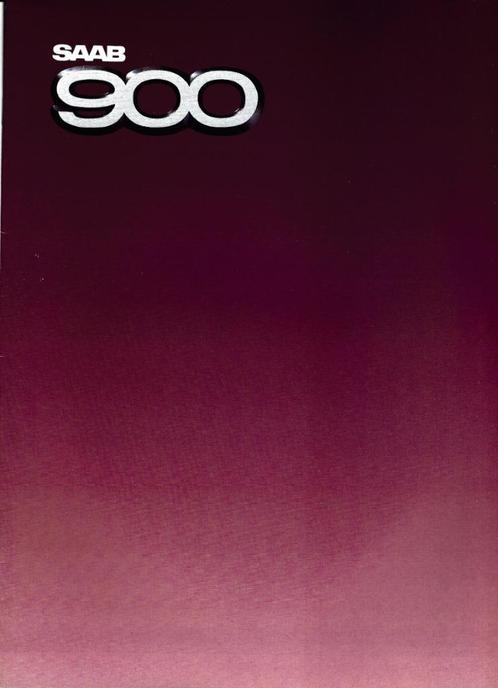 Brochure Saab 900 1984, Boeken, Auto's | Folders en Tijdschriften, Gelezen, Overige merken, Ophalen of Verzenden