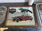Vintage Schilderij/spiegel, Antiek en Kunst, Ophalen, Rechthoekig, Minder dan 50 cm, Minder dan 100 cm