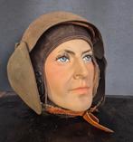 USAAF WO2 B17 BOMBER SET: M5 FLAK HELM EN PILOTEN FLIGHT CAP, Verzamelen, Militaria | Tweede Wereldoorlog, Ophalen of Verzenden