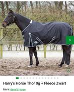 Outdoordeken Thor 0gr met fleece lining Black 195cms, Dieren en Toebehoren, Ophalen, Zo goed als nieuw