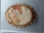 14 kr camee  bros en of hanger, Antiek en Kunst, Ophalen of Verzenden, Goud