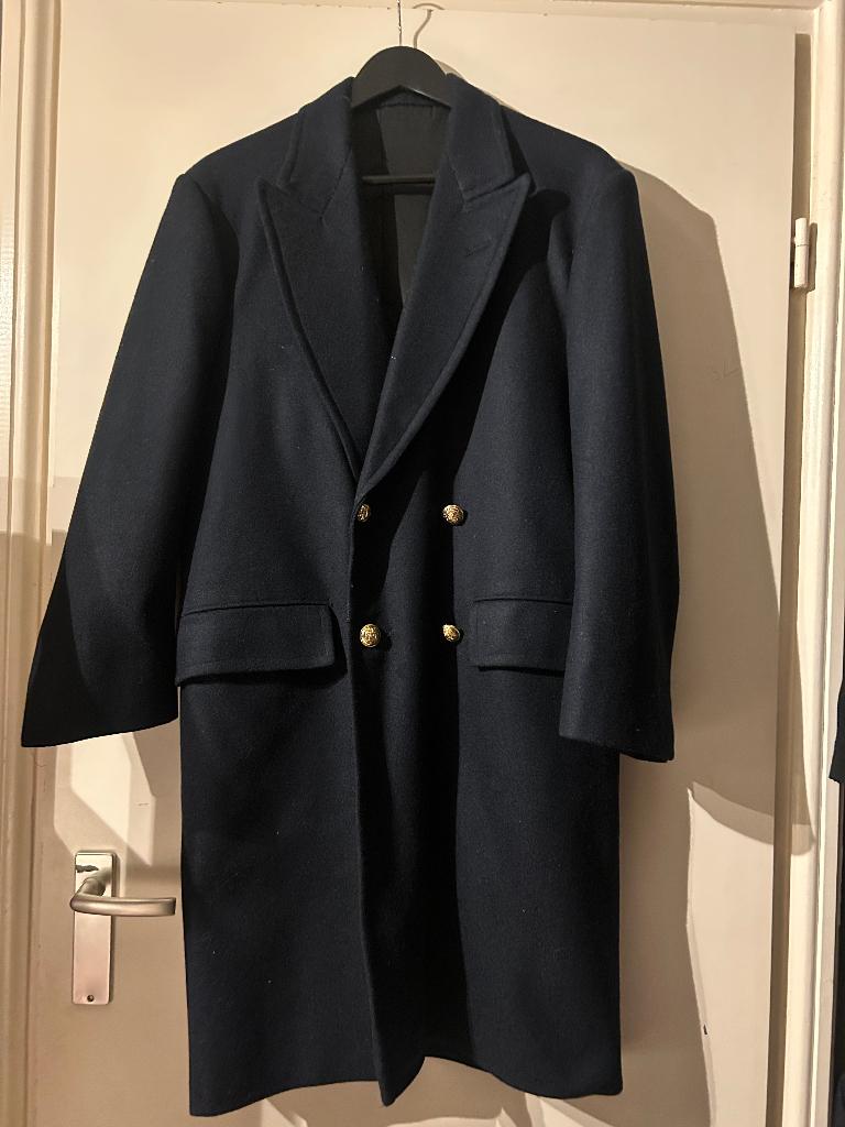 Vintage jas, Ophalen, Zo goed als nieuw, Maat 48/50 (M), Blauw