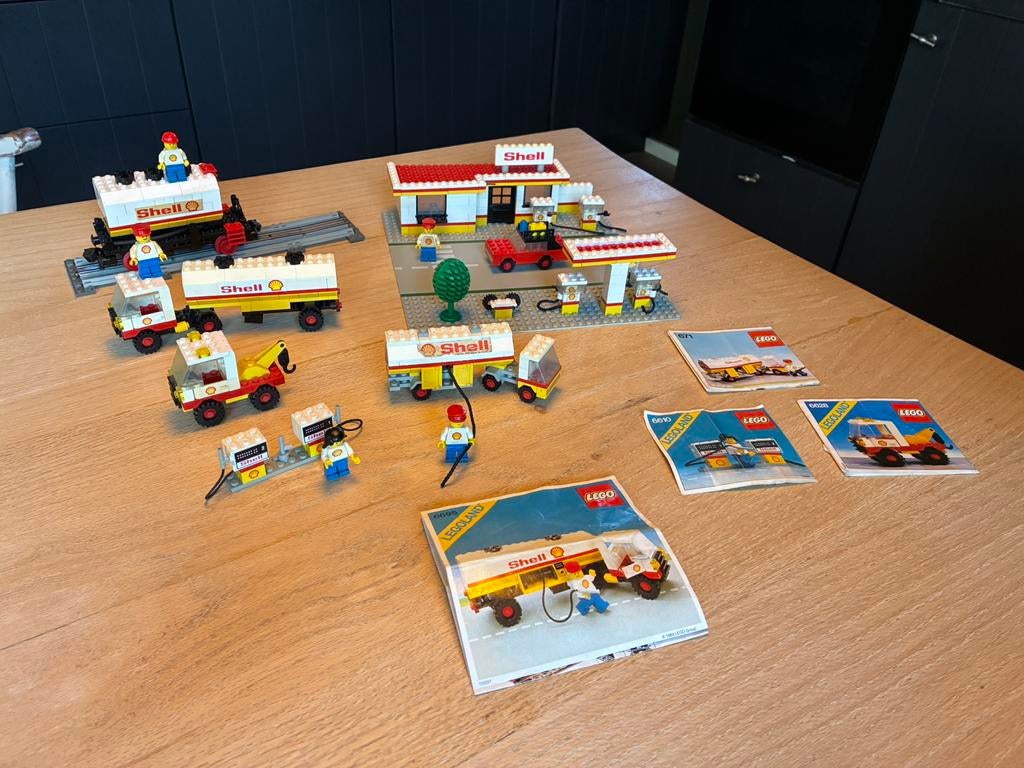 Lego Shell setjes 377 7816 671 6628 6610, Ophalen of Verzenden, Gebruikt, Complete set, Lego