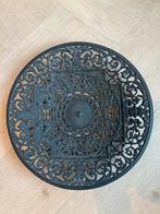 Buderus gietijzeren wandbord 27 cm, Overige materialen, Schaal, Rond, Ophalen of Verzenden