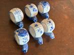 6 Delfts blauwe servetringen, Ophalen of Verzenden